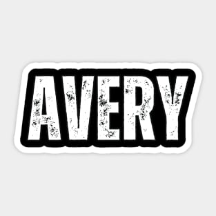 Avery Name Gift Birthday Holiday Anniversary Sticker